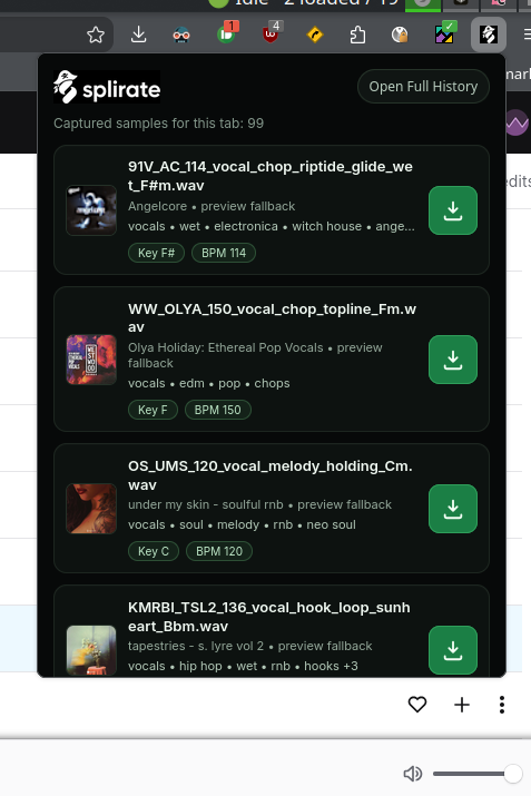Splirate popup view
