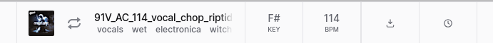 Splirate on Splice playbar